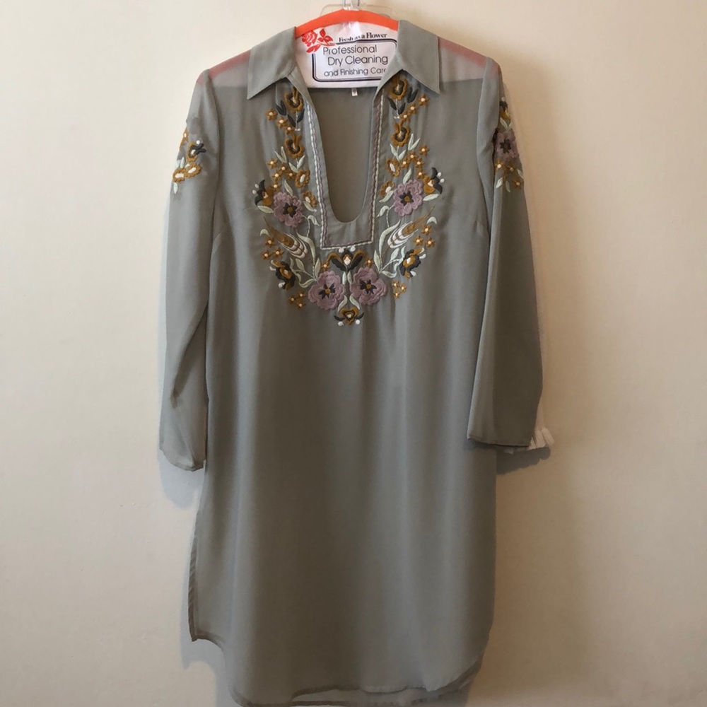 Free people sheer tunic